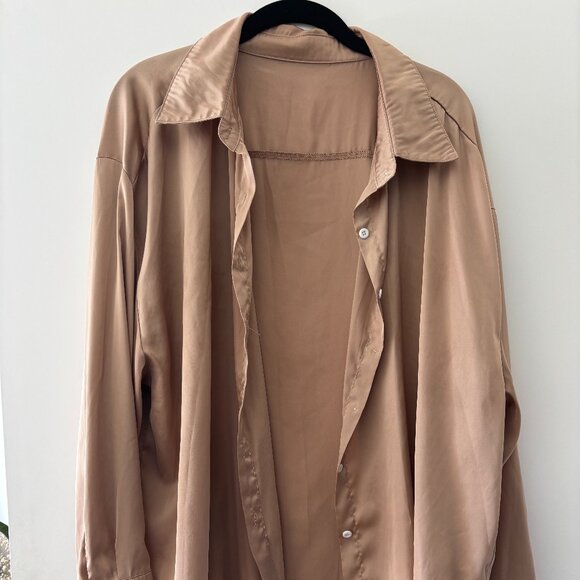 Asos Satin Button Down - Picture 1 of 4